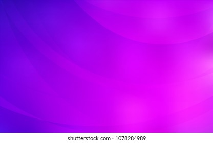 Light Purple, Pink vector template with lava shapes. A vague circumflex abstract illustration with gradient. New composition for your brand book.