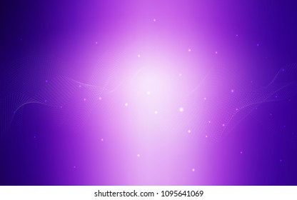 Light Purple, Pink vector template with circles. Beautiful colored illustration with blurred circles in nature style. New design for ad, poster, banner of your website.