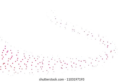 Light Purple, Pink vector  template with circles. Blurred bubbles on abstract background with colorful gradient. The pattern can be used for ads, leaflets of liquid.