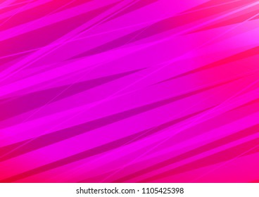 Light Purple, Pink vector template with repeated sticks. Lines on blurred abstract background with gradient. Best design for your ad, poster, banner.