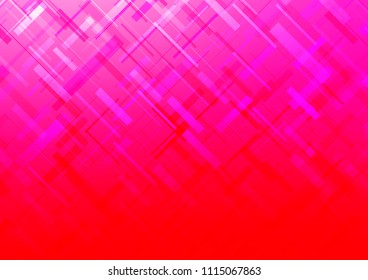 Light Purple, Pink vector template with repeated sticks. Decorative shining illustration with lines on abstract template. The pattern can be used as ads, poster, banner for commercial.