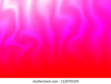 Light Purple, Pink vector template with wavy gradient shapes. A vague circumflex abstract illustration with gradient. A new texture for your  ad, booklets, leaflets.