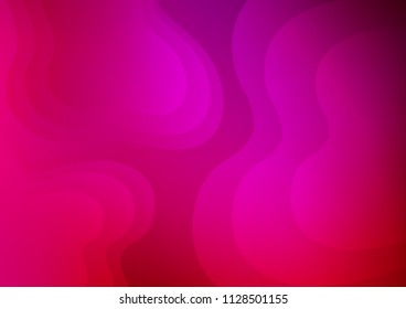Light Purple, Pink vector template with bubble shapes. An elegant bright illustration with gradient. The elegant pattern for brand book.