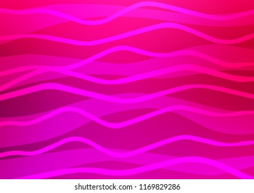 Light Purple, Pink vector template with repeated sticks. Shining colored illustration with narrow lines. Best design for your ad, poster, banner.