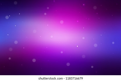 Light Purple, Pink vector template with circles. Modern abstract illustration with colorful water drops. Pattern can be used for beautiful websites.