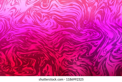 Light Purple, Pink vector template with bubble shapes. Colorful illustration in abstract marble style with gradient. Brand-new design for your ads, poster, banner.