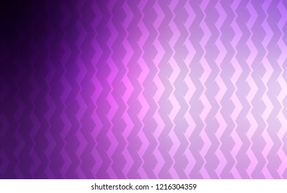 Light Purple, Pink vector template with repeated sticks. Shining colored illustration with sharp stripes. Pattern for ads, posters, banners.