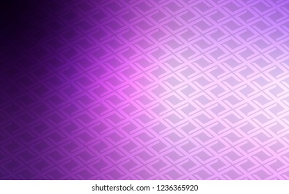 Light Purple, Pink vector template with crystals, rectangles. Rectangles on abstract background with colorful gradient. Modern template for your landing page.