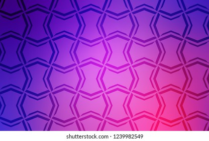 Light Purple, Pink vector template with repeated sticks. Glitter abstract illustration with colored sticks. Pattern for ads, posters, banners.
