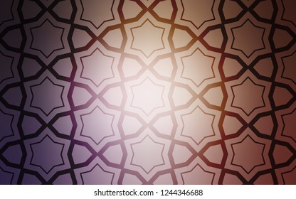 Light Purple, Pink vector template with sky stars. Decorative illustration with stars on abstract template. Pattern for websites, landing pages.