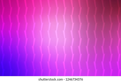 Light Purple, Pink vector template with repeated sticks. Modern geometrical abstract illustration with Lines. Smart design for your business advert.