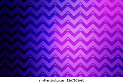 Light Purple, Pink vector template with lines, triangles. Abstract gradient illustration with triangles, lines. Template for wallpapers.