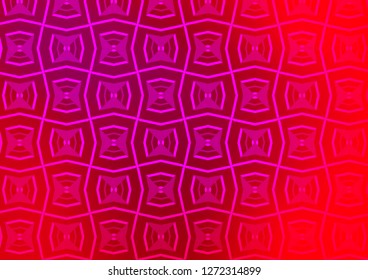 Light Purple, Pink vector template with repeated sticks. Glitter abstract illustration with colored sticks. Pattern for business booklets, leaflets.