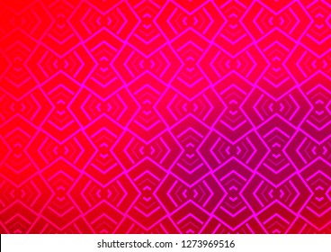 Light Purple, Pink vector template with repeated sticks. Shining illustration with lines on abstract template. Best design for your ad, poster, banner.