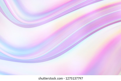 Light Purple, Pink vector template with liquid shapes. A sample with blurred bubble shapes. The template for cell phone backgrounds.