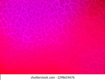 Light Purple, Pink vector template with bent lines. Blurred geometric sample with gradient bubbles.  Marble design for your web site.