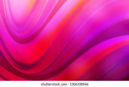 Light Purple, Pink vector template with lava shapes. Colorful illustration in abstract marble style with gradient. A completely new memphis design for your business.