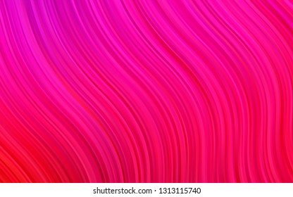 Light Purple, Pink vector template with bubble shapes. A sample with blurred bubble shapes. The elegant pattern for brand book.