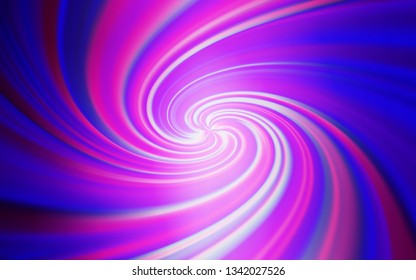 Light Purple, Pink vector template with wry lines. Colorful geometric sample with gradient lines.  Pattern for your business design.