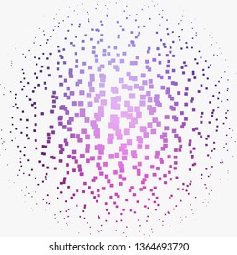 Light Purple, Pink vector template with rectangles. Rectangles with colorful gradient on abstract background. Design for your business promotion.