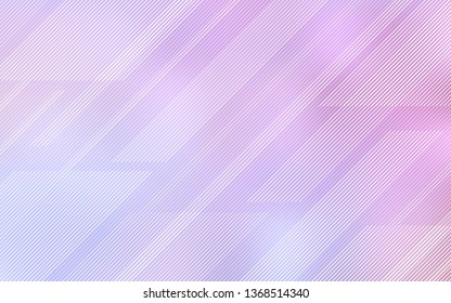 Light Purple, Pink vector template with repeated sticks. Modern geometrical abstract illustration with Lines. Pattern for ads, posters, banners.