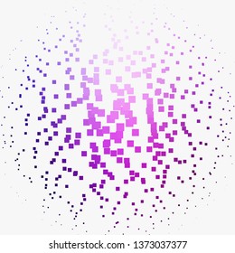 Light Purple, Pink vector template with rectangles. New abstract illustration with rectangular shapes. Design for your business promotion.