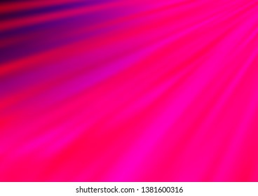 Light Purple, Pink vector template with repeated sticks. Lines on blurred abstract background with gradient. Backdrop for TV commercials.