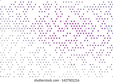 Light Purple, Pink vector template with circles. Blurred decorative design in abstract style with bubbles. Pattern for beautiful websites.