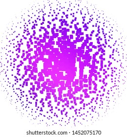 Light Purple, Pink vector template with rectangles. Abstract gradient illustration with colorful rectangles. Template for cellphones.