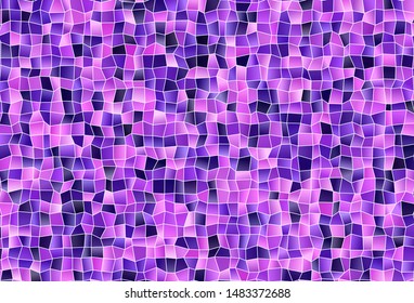 Light Purple, Pink vector template with rhombus. Decorative design in abstract style with rectangles. Best design for your ad, poster, banner.