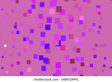 Light Purple, Pink vector template with rhombus. Modern abstract illustration with colorful rectangles. Modern template for your landing page.