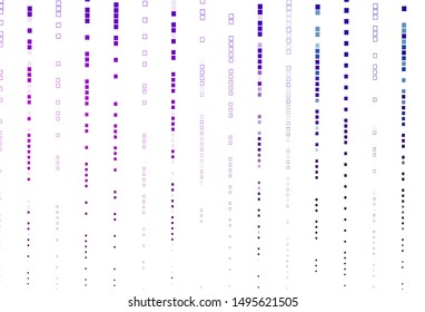 Light Purple, Pink vector template with square style. Beautiful illustration with rectangles and squares. Best design for your ad, poster, banner.