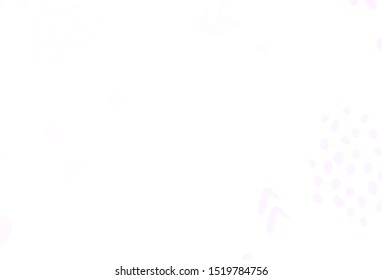 Light Purple, Pink vector template with chaotic shapes. Colorful chaotic forms with gradient in modern style. Background for a cell phone.