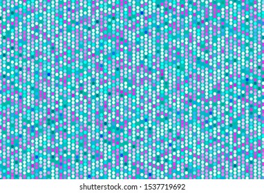 Light Purple, Pink vector template with circles. Modern abstract illustration with colorful water drops. Pattern for textures of wallpapers.