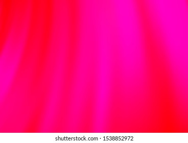 Light Purple, Pink vector template with lines, ovals. Creative illustration in halftone marble style with gradient. Brand new design for your ads, poster, banner.