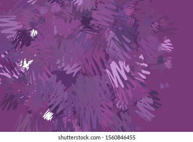 Light Purple, Pink vector template with repeated sticks. Shining colored illustration with sharp stripes. Pattern for ad, booklets, leaflets.
