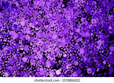 Light Purple, Pink vector template with chaotic shapes. Simple colorful illustration with abstract gradient shapes. Simple design for your web site.