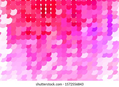 Light Purple, Pink vector template with circles. Illustration with set of shining colorful abstract circles. Design for poster, banner of websites.