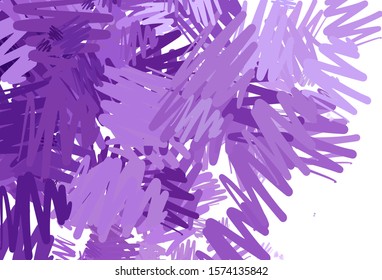 Light Purple, Pink vector template with repeated sticks. Shining colored illustration with sharp stripes. Smart design for your business advert.