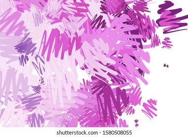 Light Purple, Pink vector template with repeated sticks. Blurred decorative design in simple style with lines. Pattern for ads, posters, banners.