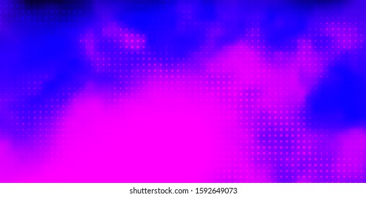 Light Purple, Pink vector template with circles. Modern abstract illustration with colorful circle shapes. Pattern for booklets, leaflets.