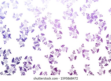 Light Purple, Pink vector template with chaotic shapes. Illustration with colorful gradient shapes in abstract style. Background for a cell phone.