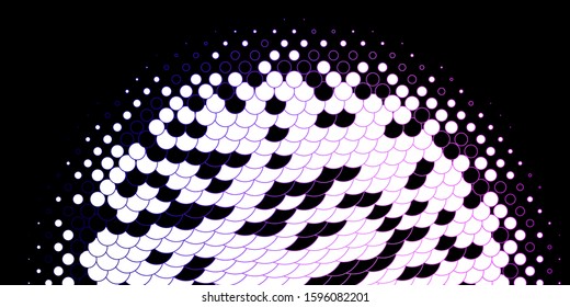 Light Purple, Pink vector template with circles. Abstract illustration with colorful spots in nature style. New template for a brand book.