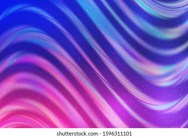 Light Purple, Pink vector template with space stars. Shining colored illustration with bright astronomical stars. Pattern for astrology websites.