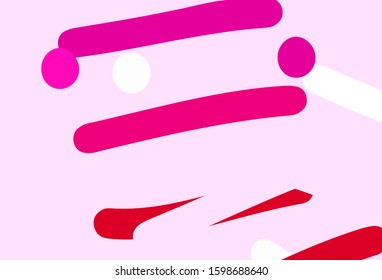 Light Purple, Pink vector template with repeated sticks. Modern geometrical abstract illustration with Lines. Smart design for your business advert.