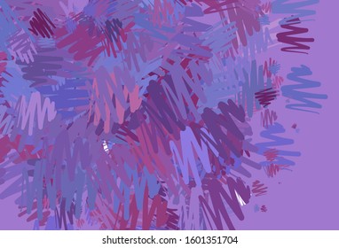 Light Purple, Pink vector template with repeated sticks. Blurred decorative design in simple style with lines. Pattern for your busines websites.