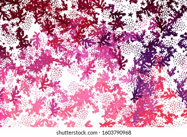 Light Purple, Pink vector template with chaotic shapes. Modern abstract illustration with colorful random forms. Simple design for your web site.