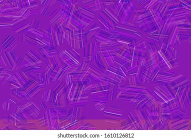 Light Purple, Pink vector template with circles. Modern abstract illustration with colorful water drops. Design for your business advert.