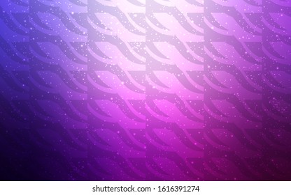 Light Purple, Pink vector template with repeated sticks. Shining colored illustration with sharp stripes. Pattern for ad, booklets, leaflets.