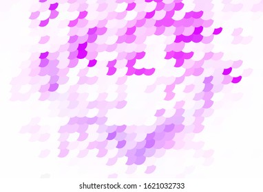 Light Purple, Pink vector template with circles. Abstract illustration with colored bubbles in nature style. Pattern for textures of wallpapers.